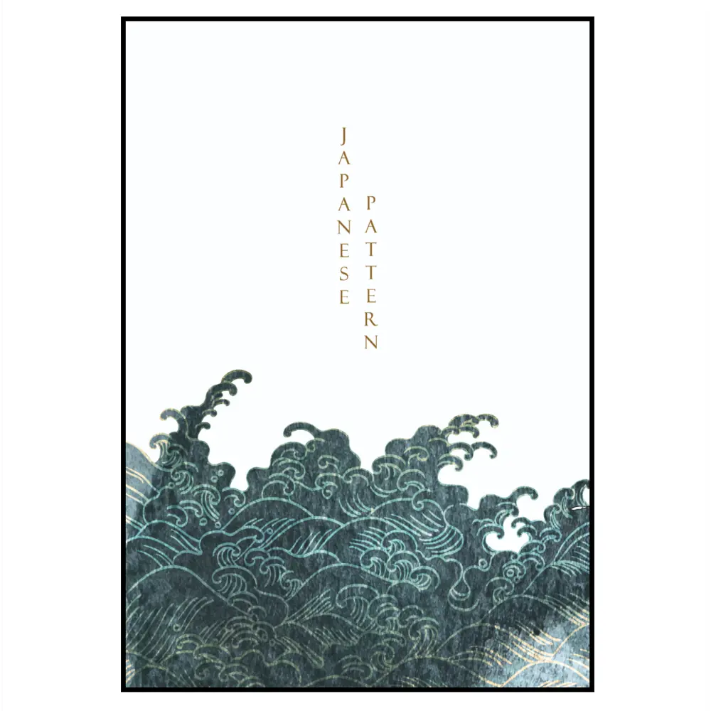 Фото 4 Набор постеров 3 шт. 28 картин "Волны в японском стиле" 40x50 см без рамы Фото 4 Набор постеров 3 шт. 28 картин "Волны в японском стиле" 40x50 см без рамы