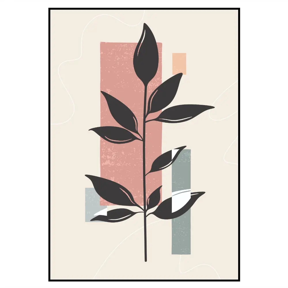 Фото 3 Набор постеров 2 шт. 28 картин листья ветки абстракция 40x50 см без рамы Фото 3 Набор постеров 2 шт. 28 картин листья ветки абстракция 40x50 см без рамы