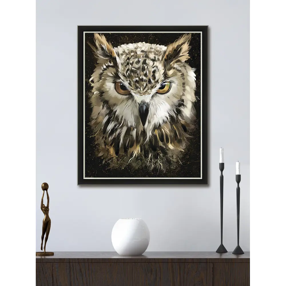 Фото Картина в раме Grafis-art "Филин" 40x50 см Фото Картина в раме Grafis-art "Филин" 40x50 см