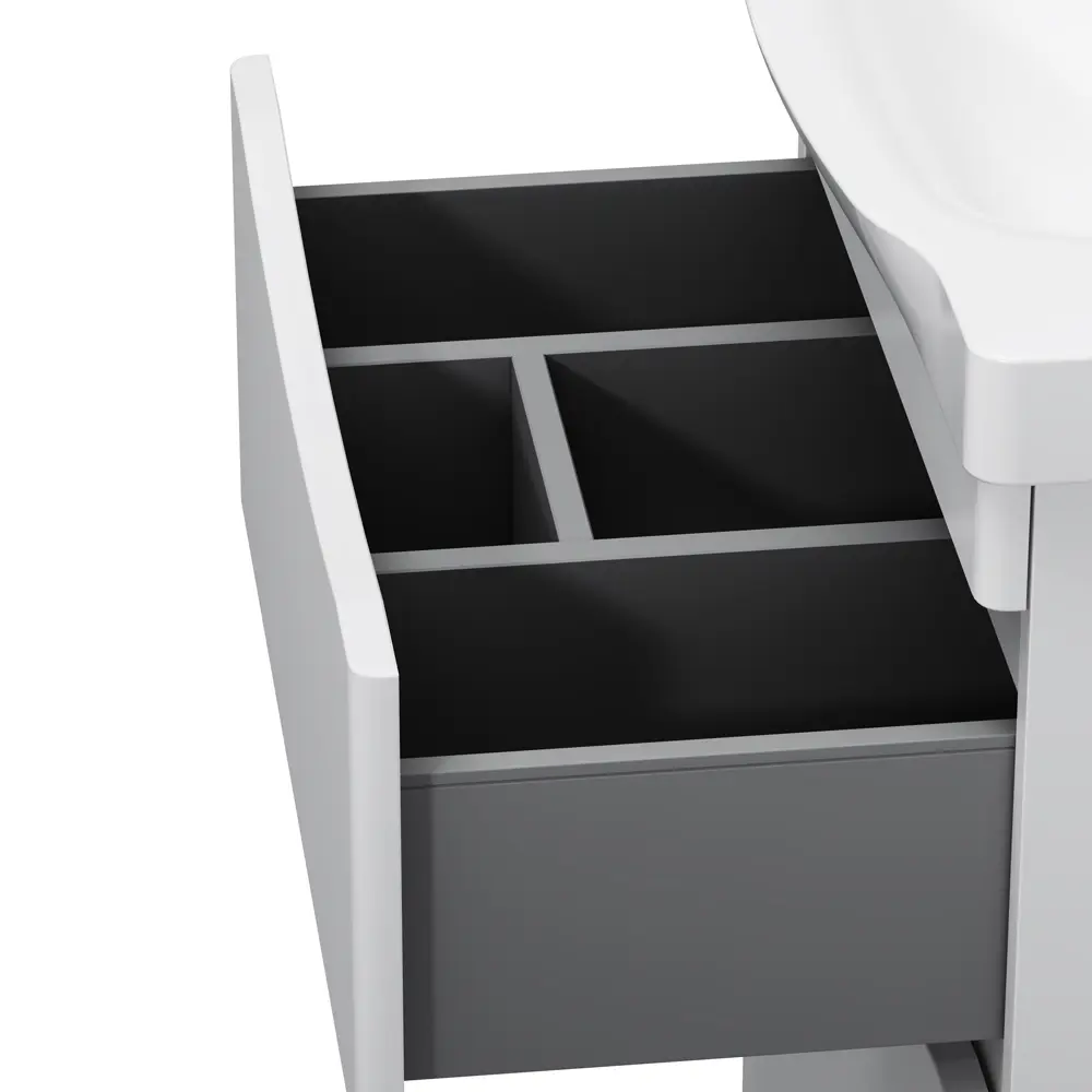 Фото 6 Тумба под раковину напольная Am.pm M80FSX0652WC065WG-M100 65см цвет белый