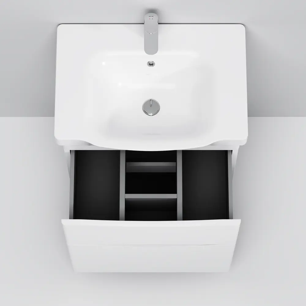 Фото 8 Тумба под раковину напольная Am.pm M80FSX0652WC065WG-M100 65см цвет белый