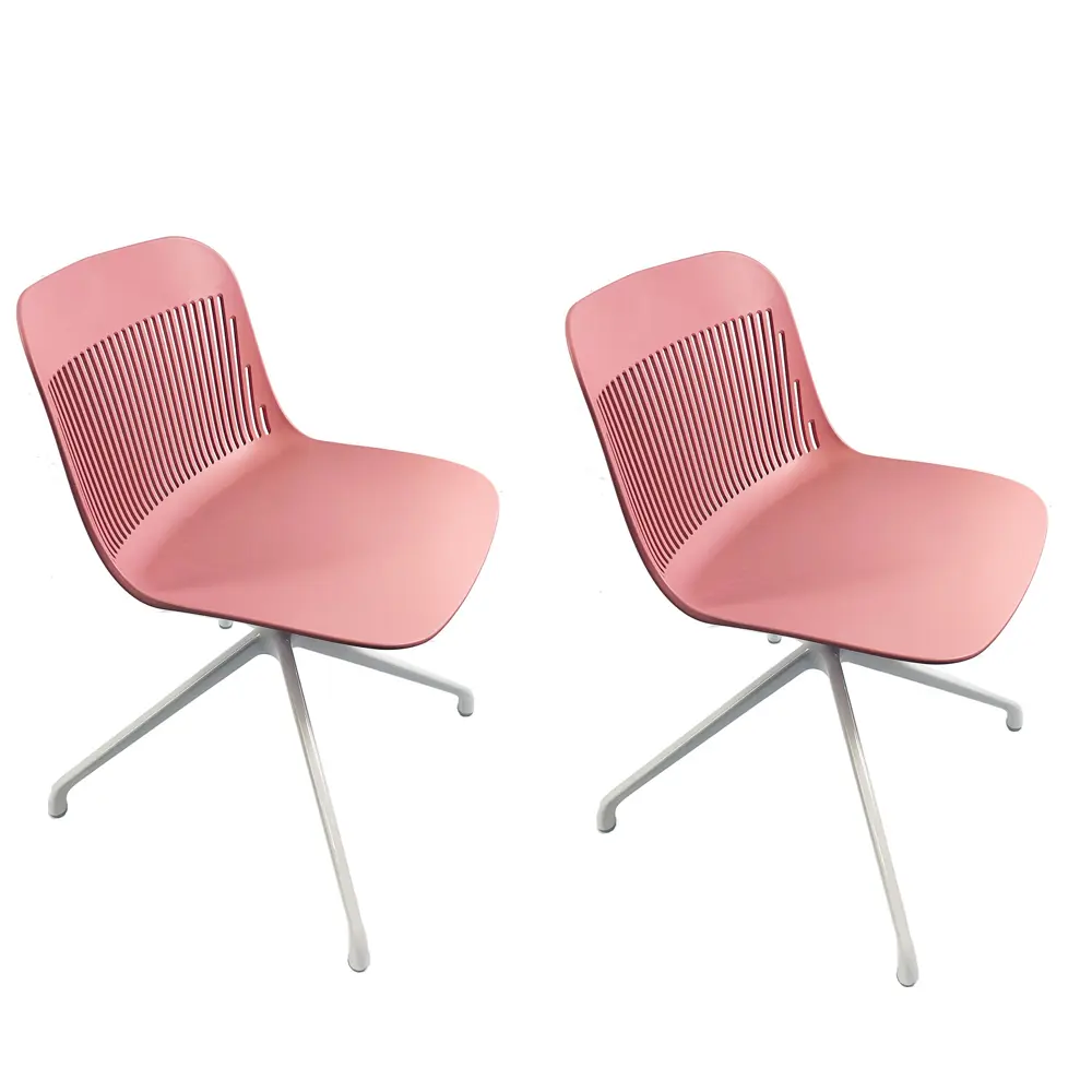 Фото 3 Комплект стульев 2 шт Wwbt 74x42x44 см abs-пластик цвет розовый Фото 3 Комплект стульев 2 шт Wwbt 74x42x44 см abs-пластик цвет розовый