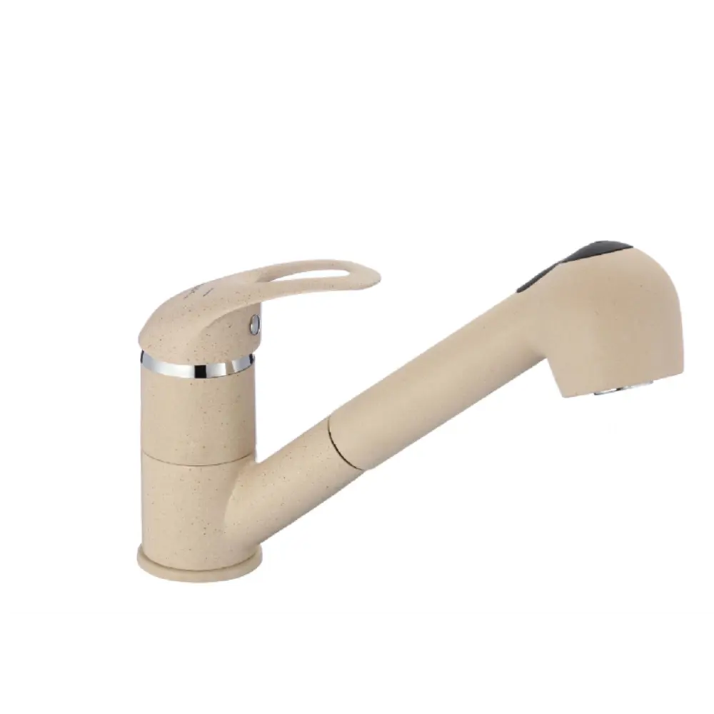 Фото Однорычажный смеситель Fmark Fm6003y излив 11 см цвет бежевый