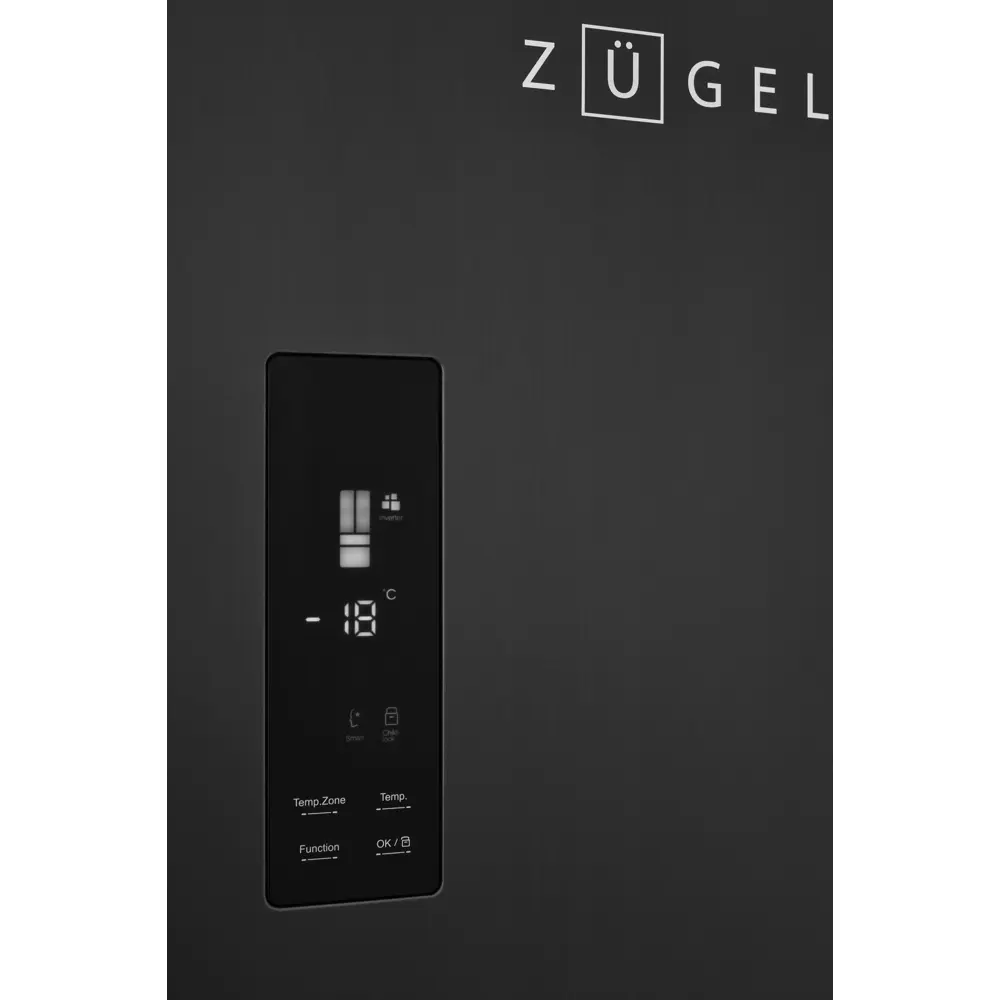 Фото 4 Отдельностоящий холодильник Zugel ZRFD361B 65.4x180.2 см цвет черный