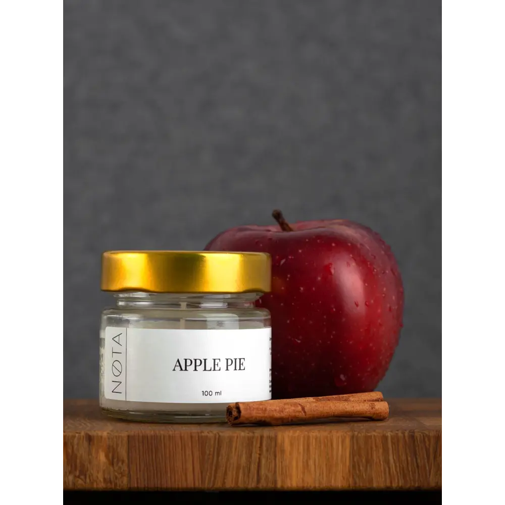 Фото 8 Свеча ароматическая в банке Nota Apple pie 100 мл Фото 8 Свеча ароматическая в банке Nota Apple pie 100 мл