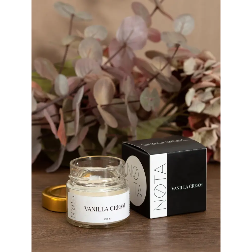 Фото 3 Свеча ароматическая в банке Nota Vanilla cream 100 мл Фото 3 Свеча ароматическая в банке Nota Vanilla cream 100 мл