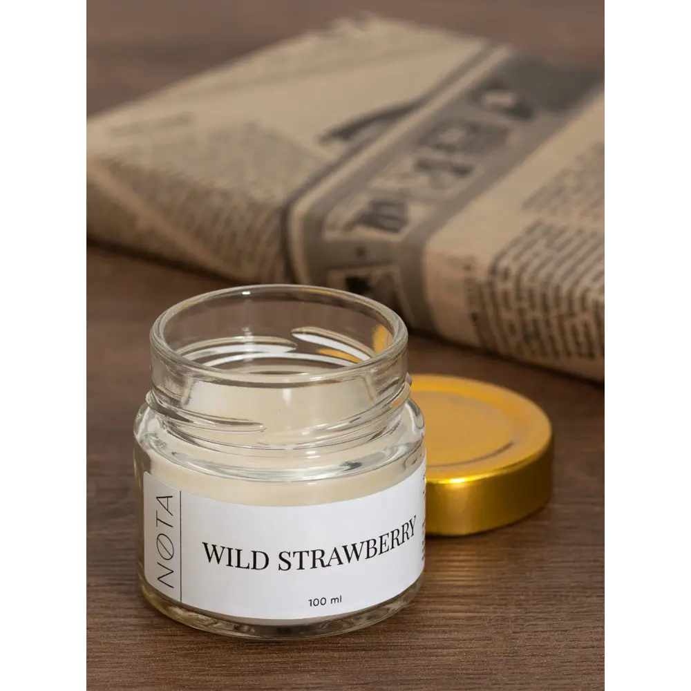 Фото 4 Свеча ароматическая в банке Nota Wild strawberry 100 мл Фото 4 Свеча ароматическая в банке Nota Wild strawberry 100 мл