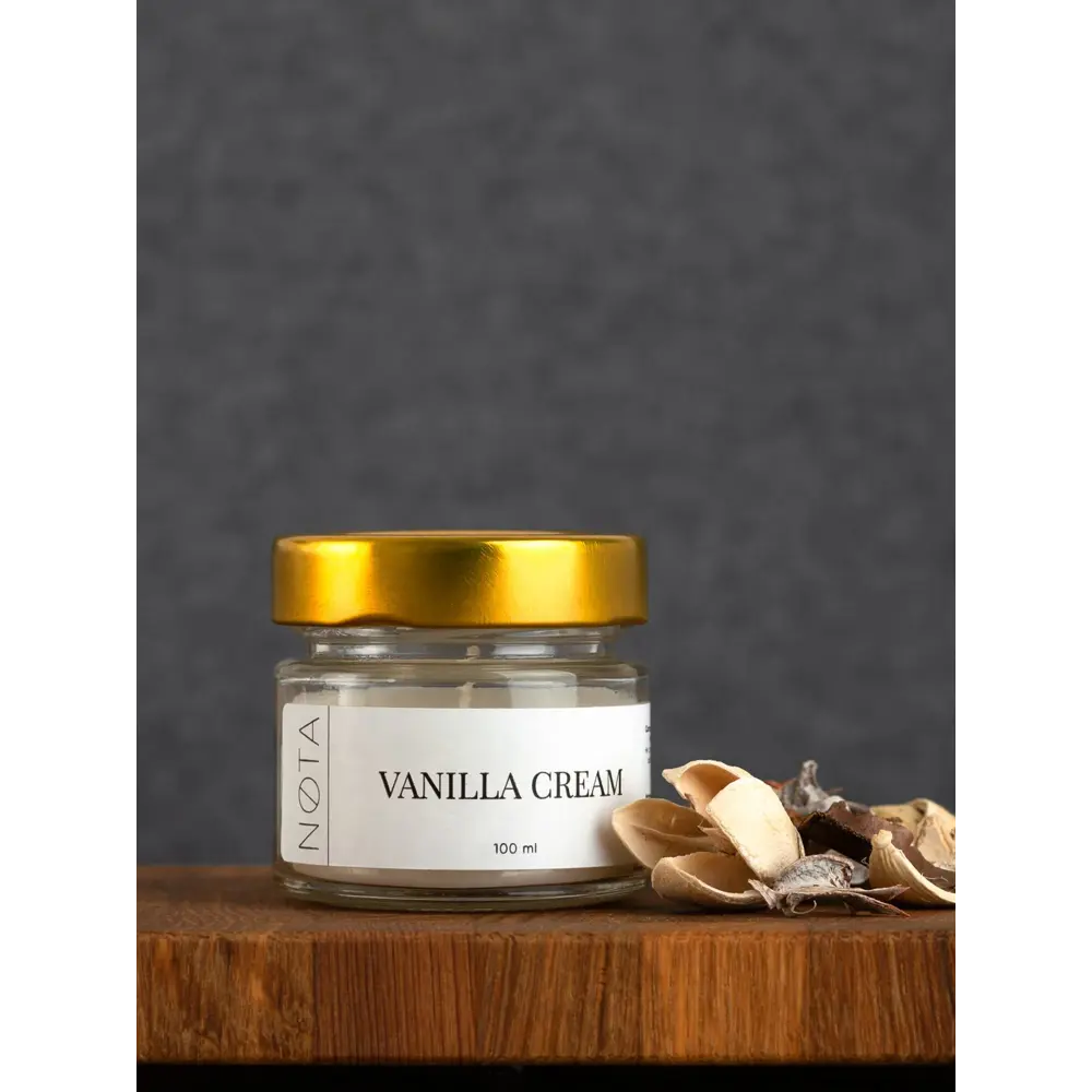 Фото 6 Свеча ароматическая в банке Nota Vanilla cream 100 мл Фото 6 Свеча ароматическая в банке Nota Vanilla cream 100 мл