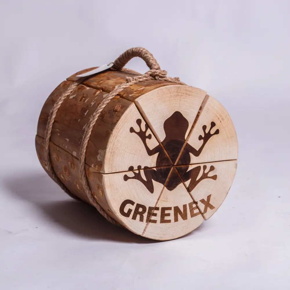 Фото Дрова березовые для камина Greenex 5.5 кг Фото Дрова березовые для камина Greenex 5.5 кг