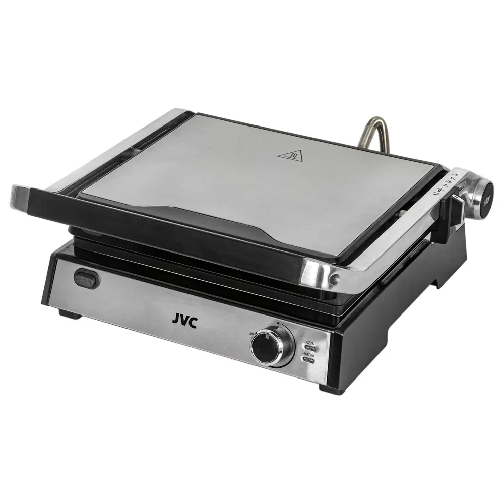 Фото Гриль Jvc JK-GR306 2200 Вт цвет сталь/черный Фото Гриль Jvc JK-GR306 2200 Вт цвет сталь/черный
