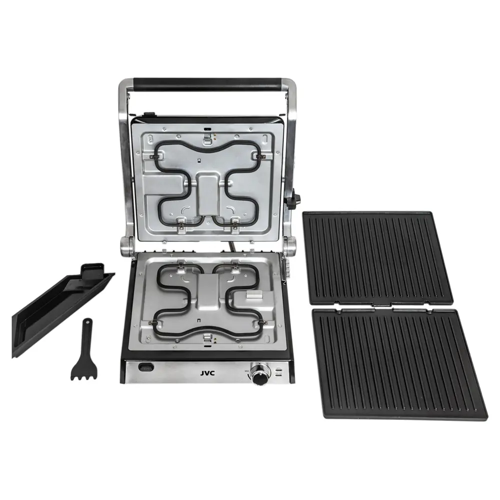 Фото 5 Гриль Jvc JK-GR306 2200 Вт цвет сталь/черный Фото 5 Гриль Jvc JK-GR306 2200 Вт цвет сталь/черный