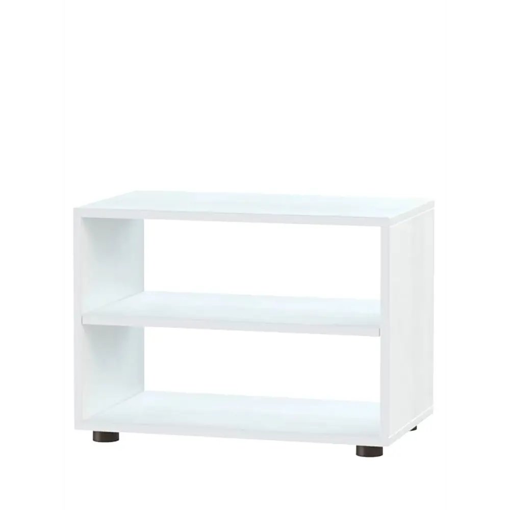 Фото Полка для обуви МФ Приволжская 58x42x35 см 3 полки ЛДСП цвет белый