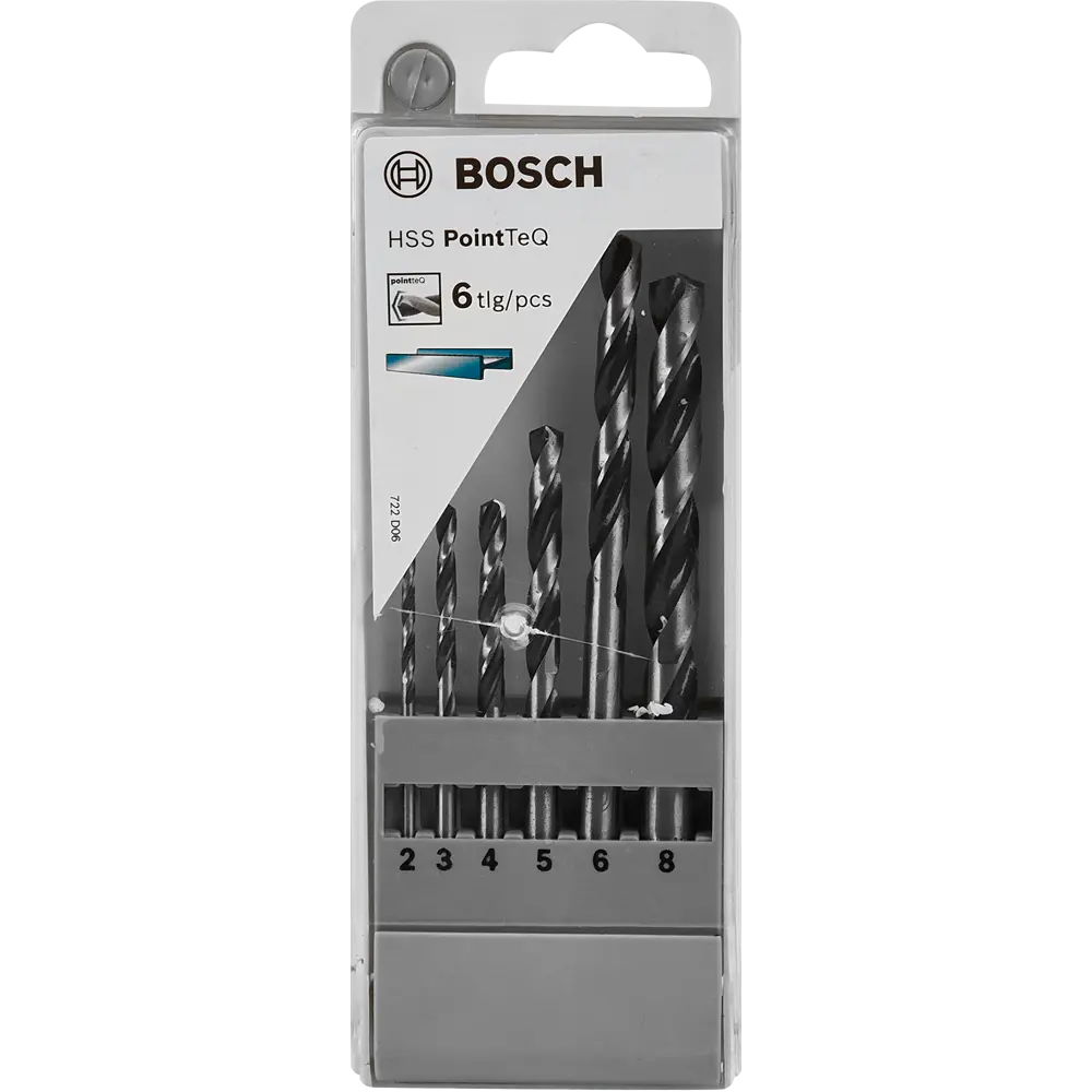 Фото 3 Набор свёрл по металлу Bosch PointTeQ 8x75 мм, 6 шт. Фото 3 Набор свёрл по металлу Bosch PointTeQ 8x75 мм, 6 шт.