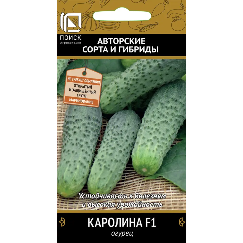 Фото Семена овощей Поиск огурец Каролина F1 12 шт. Фото Семена овощей Поиск огурец Каролина F1 12 шт.
