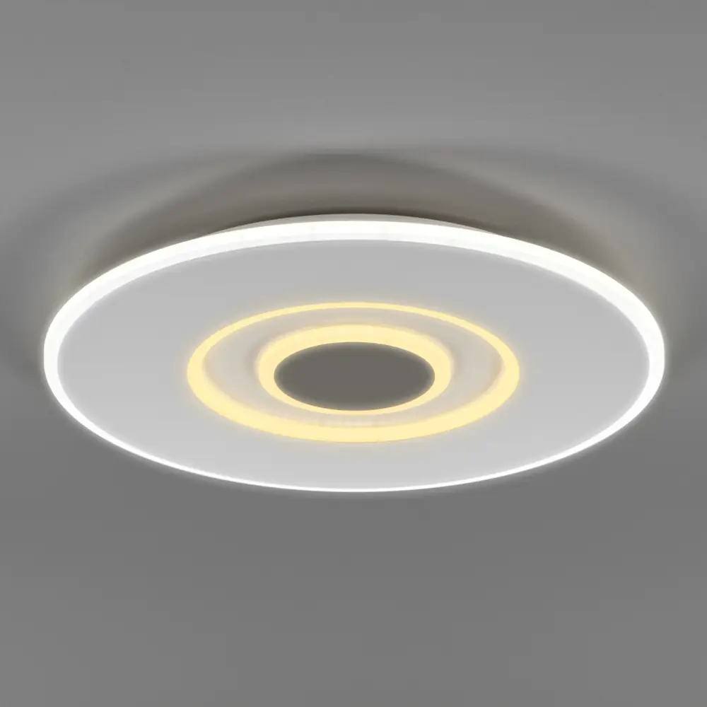 Фото Люстра светодиодная Eurosvet Just 90219-1 белый- серый Нейтральный цвет Белый 40 м² Фото Люстра светодиодная Eurosvet Just 90219-1 белый- серый Нейтральный цвет Белый 40 м²