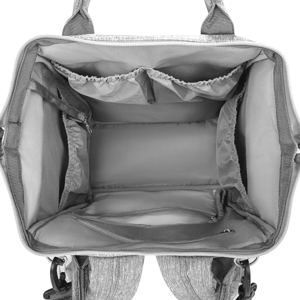 Фото 4 Рюкзак туристический Brauberg Brauberg Mommy с ковриком 18 л серый / серебристый Фото 4 Рюкзак туристический Brauberg Brauberg Mommy с ковриком 18 л серый / серебристый