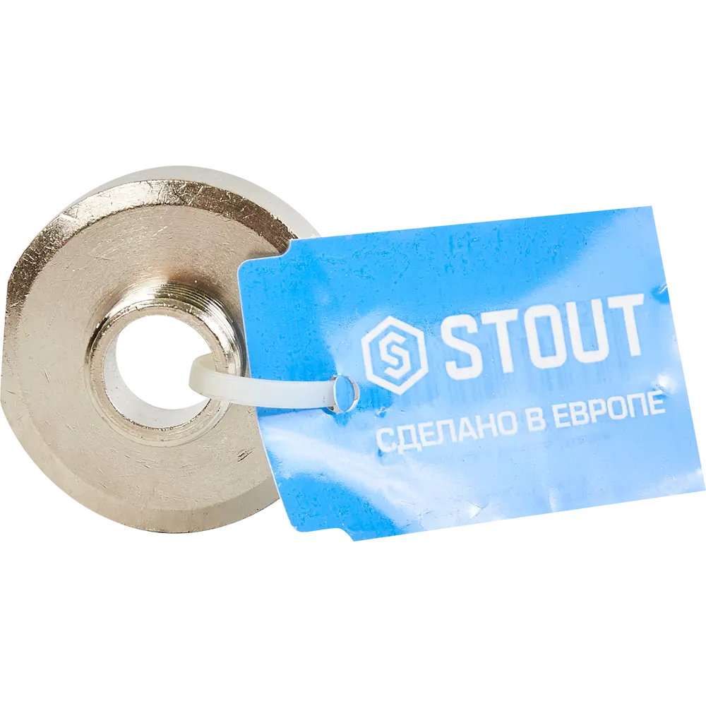 Фото 3 Переходник Stout 1 1/4"x1/2" ВР-НР латунь SFT-0008-011412