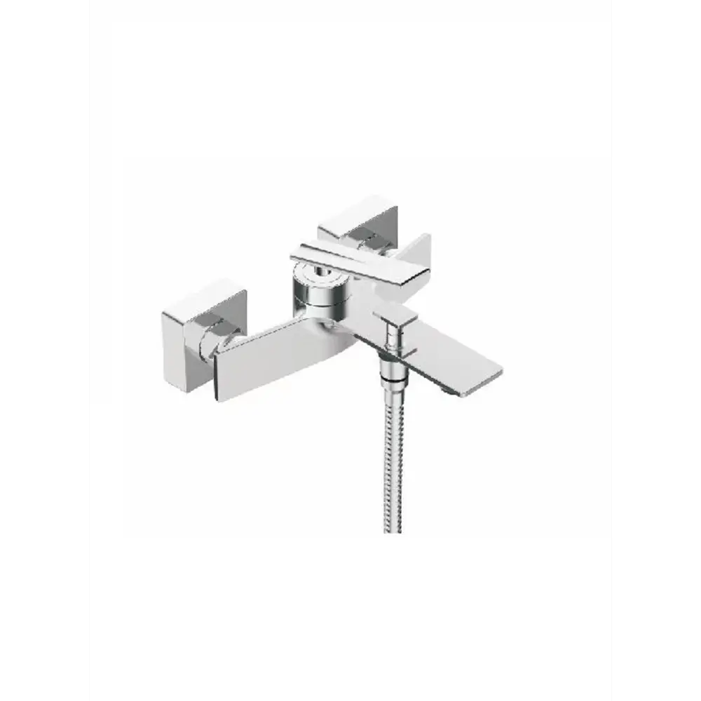 Фото 8 Смеситель для ванны Oute T11202 с душевой лейкой однорычажный цвет серебристый Фото 8 Смеситель для ванны Oute T11202 с душевой лейкой однорычажный цвет серебристый