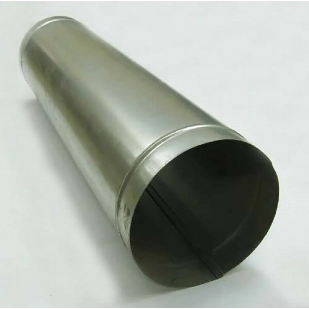 Фото Неутепленная труба Маркет ⌀100мм 1.25м оцинкованная сталь