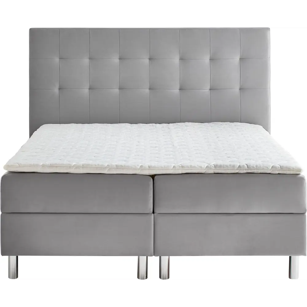 Фото 3 Кровать Смк Холли 153x115x208 см цвет светло-серый Фото 3 Кровать Смк Холли 153x115x208 см цвет светло-серый