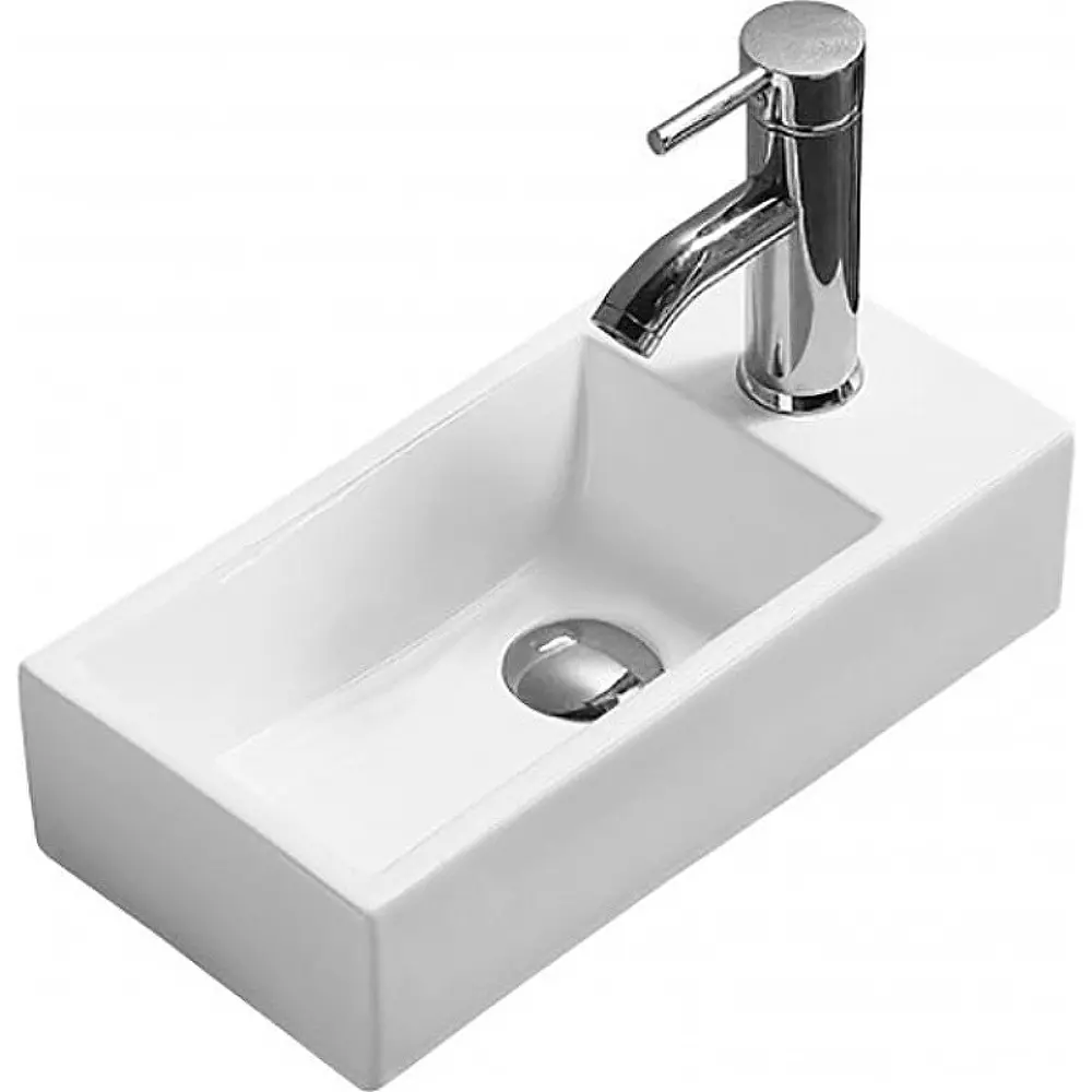 Фото Мини-раковина Ceramalux 9048FL 38 см Фото Мини-раковина Ceramalux 9048FL 38 см