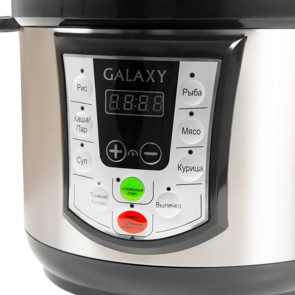 Фото 3 Мультиварка Galaxy GL2651 5 л 8 программ цвет серебристый Фото 3 Мультиварка Galaxy GL2651 5 л 8 программ цвет серебристый