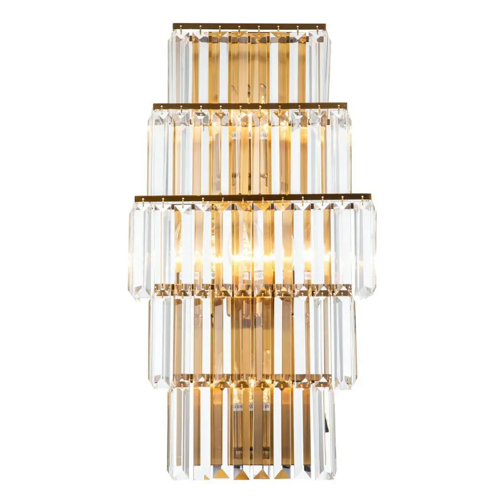 Фото 5 Настенный светильник ILAMP W6119-4 Br цвет золото Фото 5 Настенный светильник ILAMP W6119-4 Br цвет золото