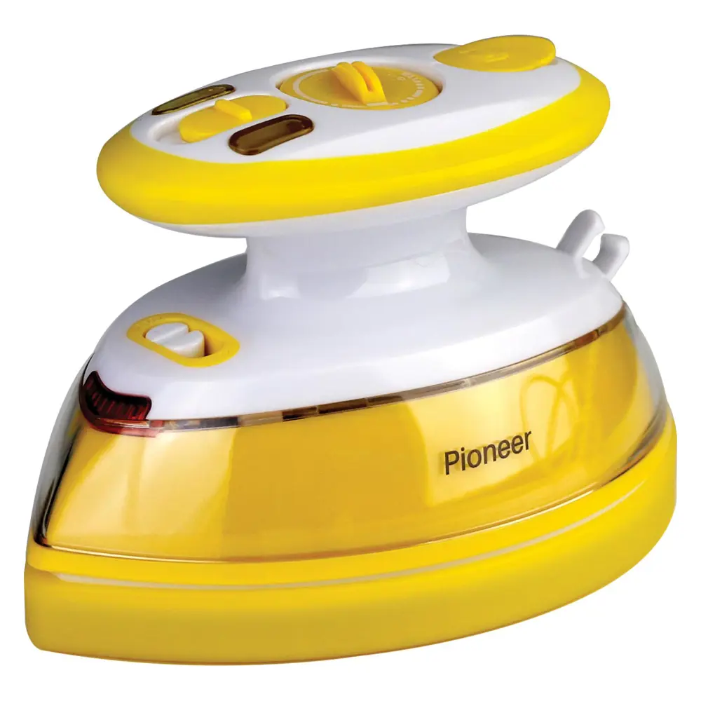 Фото Утюг Pioneer 0.40 л 408 Вт цвет желтый Фото Утюг Pioneer 0.40 л 408 Вт цвет желтый