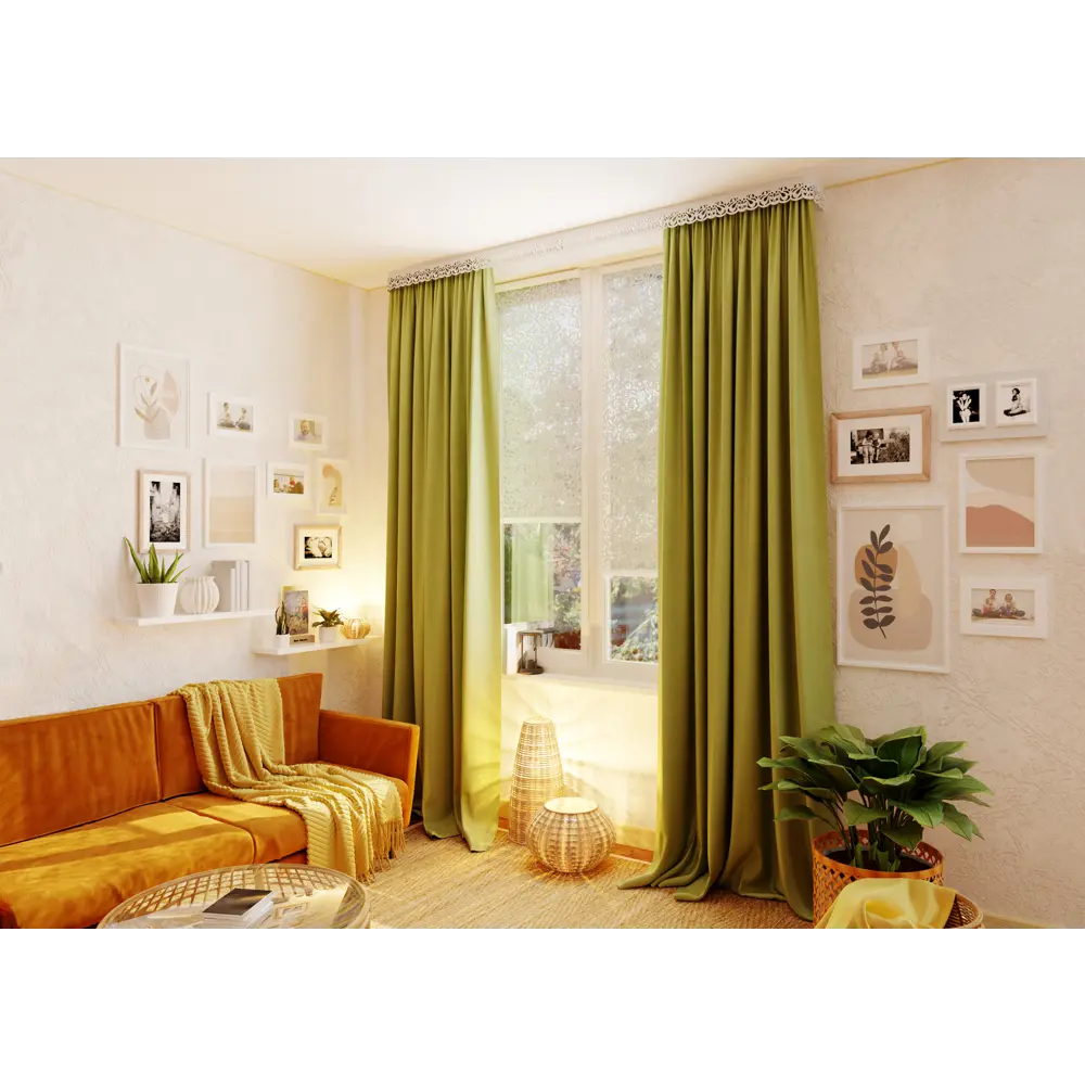 Фото Карниз с блендой Листея Domlegrand 2.0 м 3х-рядный цвет айвори Фото Карниз с блендой Листея Domlegrand 2.0 м 3х-рядный цвет айвори