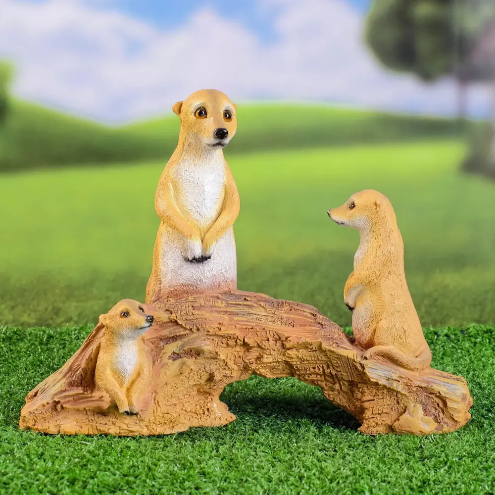 Фото 2 Садовая фигура Хорошие сувениры Сурикаты 32x13x23.5 см Фото 2 Садовая фигура Хорошие сувениры Сурикаты 32x13x23.5 см
