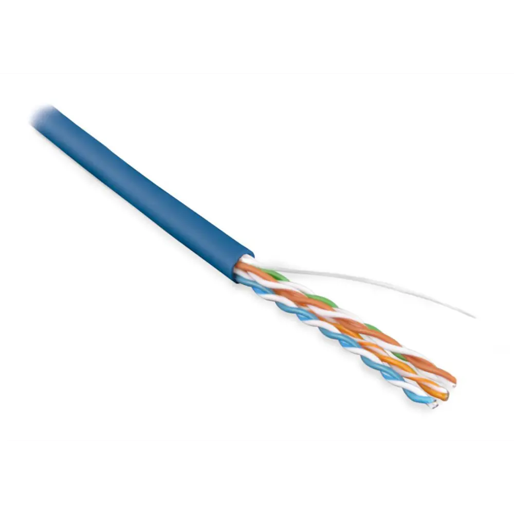 Фото Кабель витая пара Hyperline UUTP4-C5E-S24-IN-LSZH-BL-100 неэкранированная U/UTP 100 м Фото Кабель витая пара Hyperline UUTP4-C5E-S24-IN-LSZH-BL-100 неэкранированная U/UTP 100 м