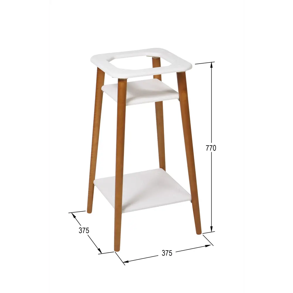 Фото 2 Подставка для цветов Калифорния мебель Флора белый 37.5х77х37.5 см Фото 2 Подставка для цветов Калифорния мебель Флора белый 37.5х77х37.5 см