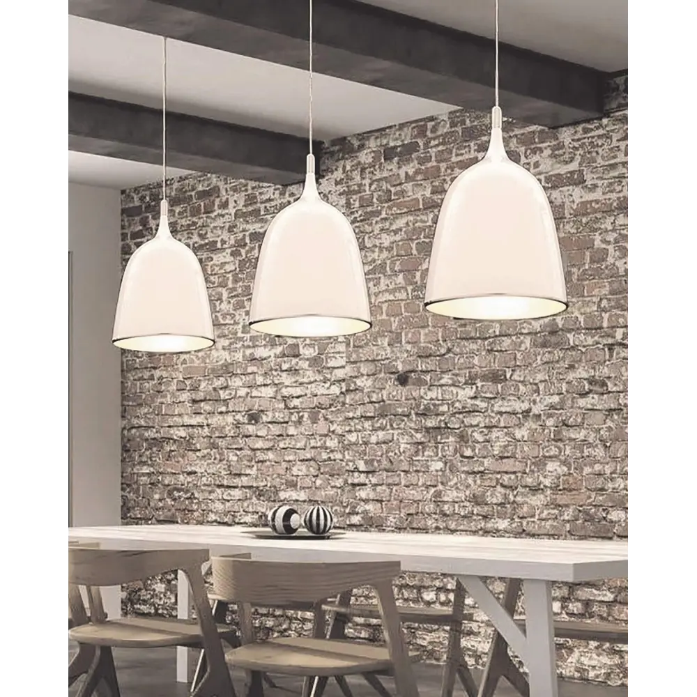 Фото Светильник подвесной LUMINA DECO LDP 081029 WT Beltone 1 лампа 12 м² цвет белый Фото Светильник подвесной LUMINA DECO LDP 081029 WT Beltone 1 лампа 12 м² цвет белый