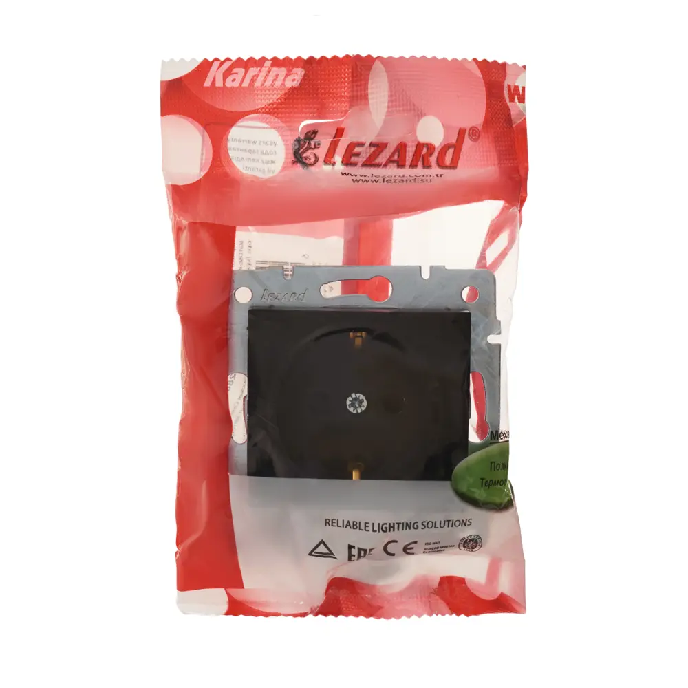 Фото 8 Розетка Lezard Karina с защитой от детей цвет черный бархат Фото 8 Розетка Lezard Karina с защитой от детей цвет черный бархат