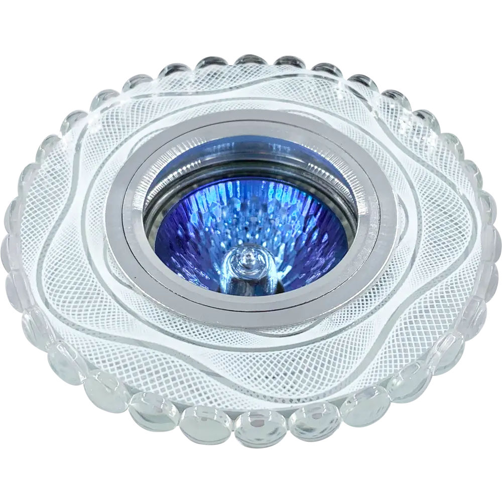 Фото Комплект точечных светильников встраиваемых De fran Экси Сл069056 под отверстие 75 мм MR16 цвет хром, белый 2 шт Фото Комплект точечных светильников встраиваемых De fran Экси Сл069056 под отверстие 75 мм MR16 цвет хром, белый 2 шт