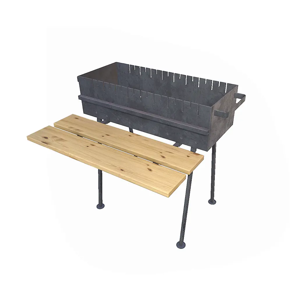 Фото 2 Мангал Свид сталь 2 мм 73x30 см