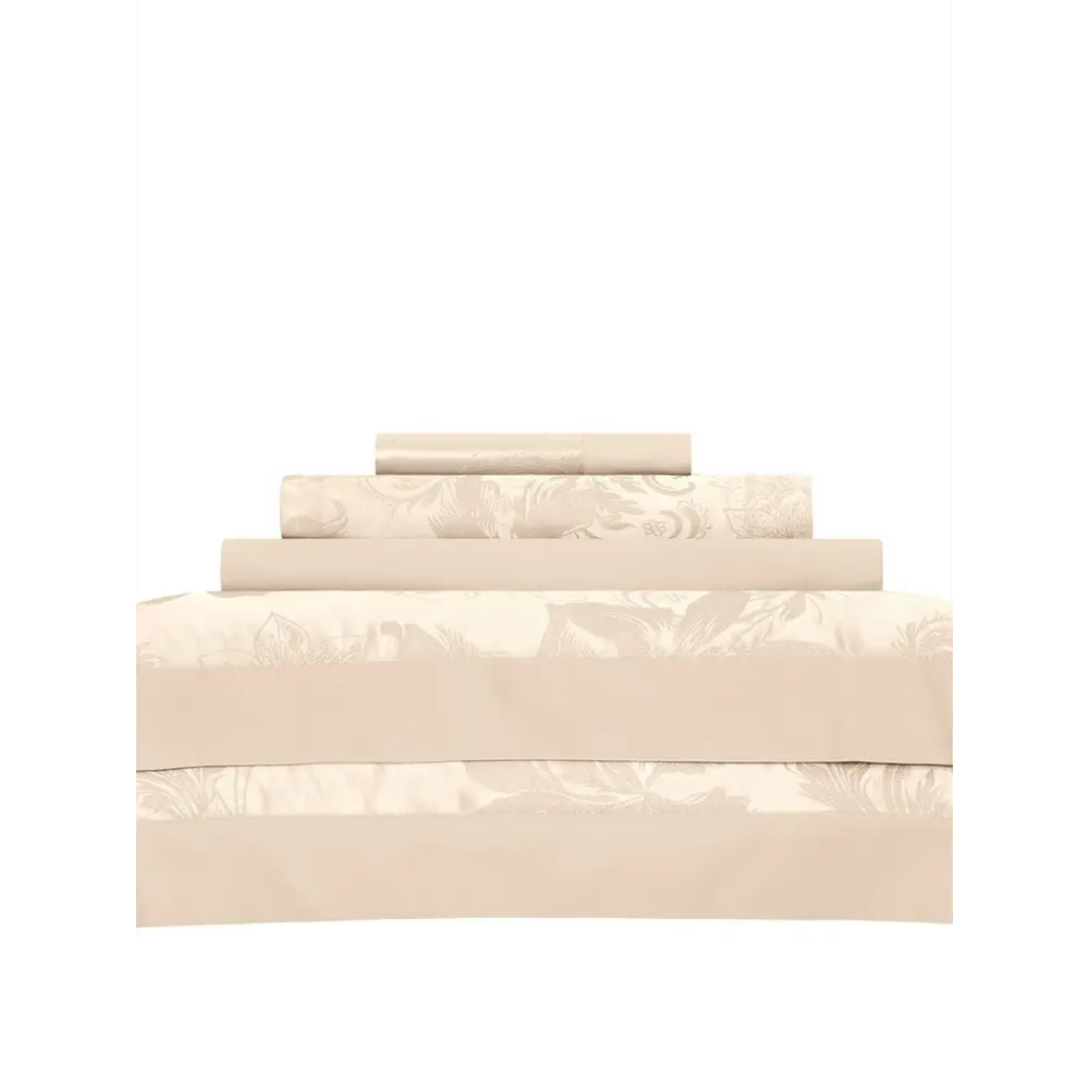 Фото 5 Комплект постельного белья Estia eta901677, семейный, сатин цвет бежевый Фото 5 Комплект постельного белья Estia eta901677, семейный, сатин цвет бежевый