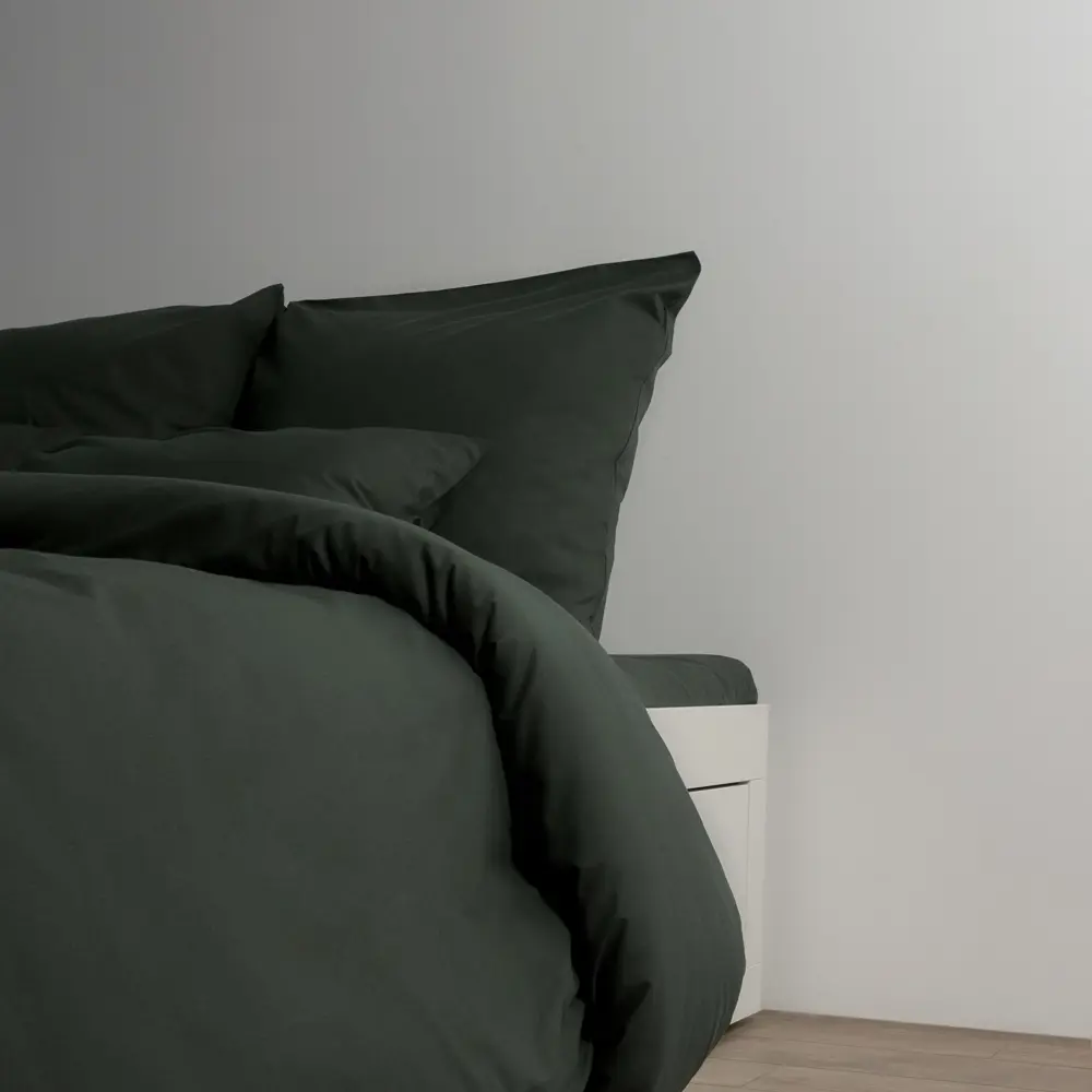 Фото 3 Комплект постельного белья Urban family Шторм 819 двуспальный перкаль 50x70 см, разноцветный