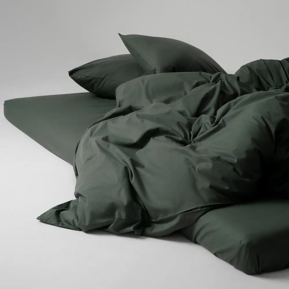 Фото 7 Комплект постельного белья Urban family Шторм 819 двуспальный перкаль 50x70 см, разноцветный