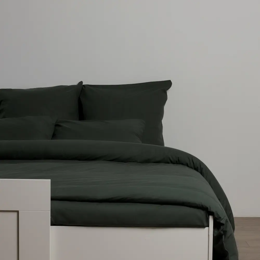 Фото 2 Комплект постельного белья Urban family Шторм 819 двуспальный перкаль 50x70 см, разноцветный