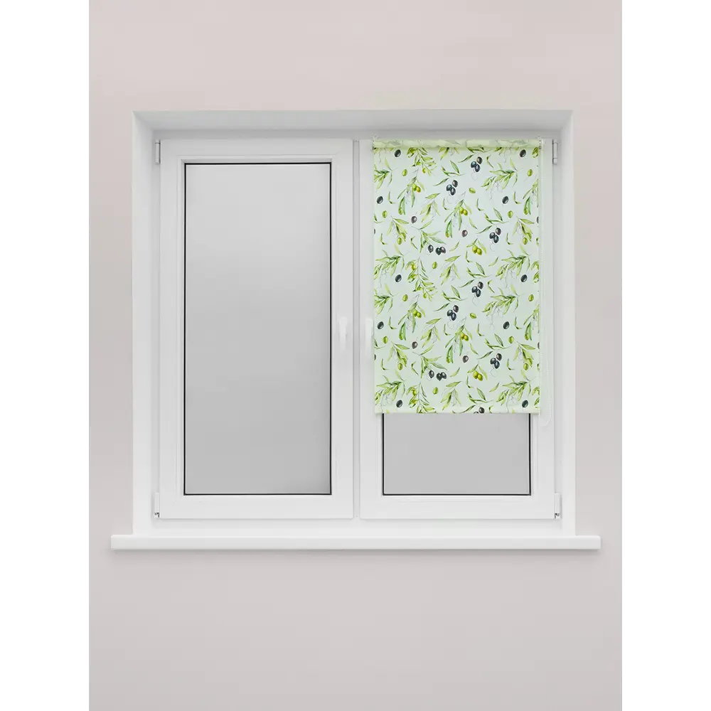 Фото 3 Рулонная штора Domlegrand Олива 66x170 см цвет белый Фото 3 Рулонная штора Domlegrand Олива 66x170 см цвет белый