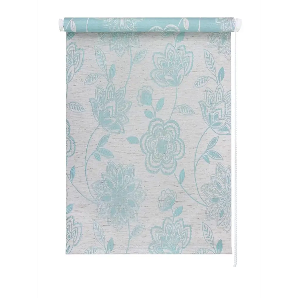 Фото Рулонная штора Domlegrand Флоренс 47x175 см цвет зеленый Фото Рулонная штора Domlegrand Флоренс 47x175 см цвет зеленый