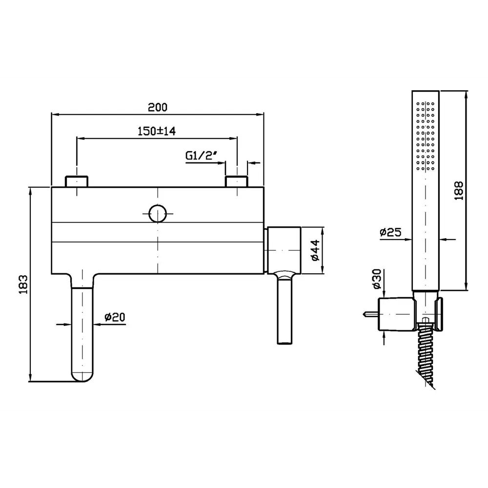 Фото 5 Смеситель для ванны Zucchetti ZP6181 однорычажный с душевой лейкой цвет хром Фото 5 Смеситель для ванны Zucchetti ZP6181 однорычажный с душевой лейкой цвет хром