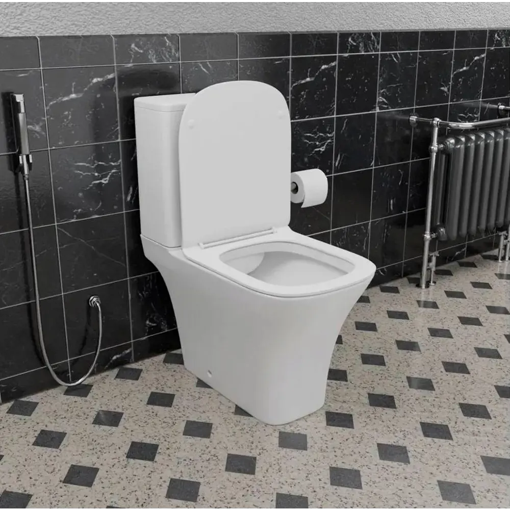 Фото 12 Унитаз-компакт Ceramalux 1215-1А горизонтальный выпуск двойной слив Фото 12 Унитаз-компакт Ceramalux 1215-1А горизонтальный выпуск двойной слив