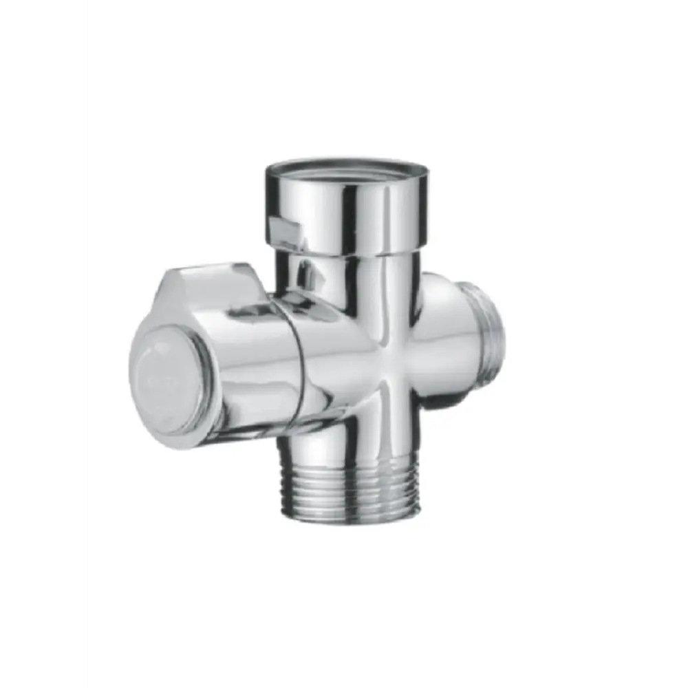 Фото 3 Дивертор для смесителя Oute 3/4"x 1/2" и 3/4" силумин Фото 3 Дивертор для смесителя Oute 3/4"x 1/2" и 3/4" силумин