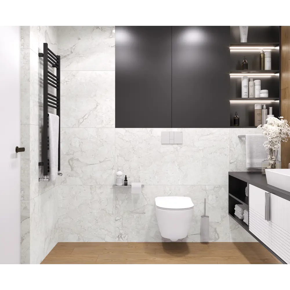 Фото 2 Керамогранит Laparet Emil White x9999294100 120x60см 1.44 м² цвет серый, цена за упаковку