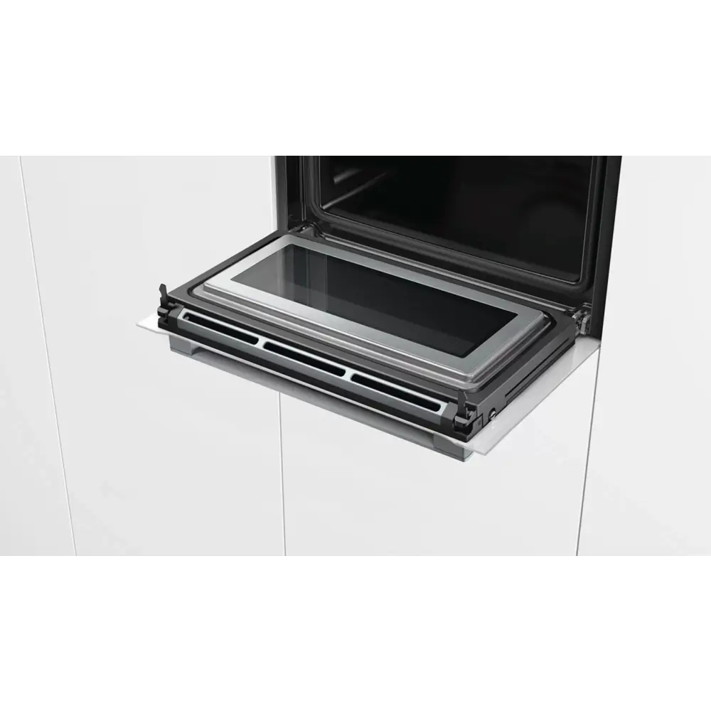 Фото 5 Электрический встраиваемый духовой шкаф Bosch Серия 8 Cmg 633bw1 59.4x45.5x54.8 см цвет белый Фото 5 Электрический встраиваемый духовой шкаф Bosch Серия 8 Cmg 633bw1 59.4x45.5x54.8 см цвет белый