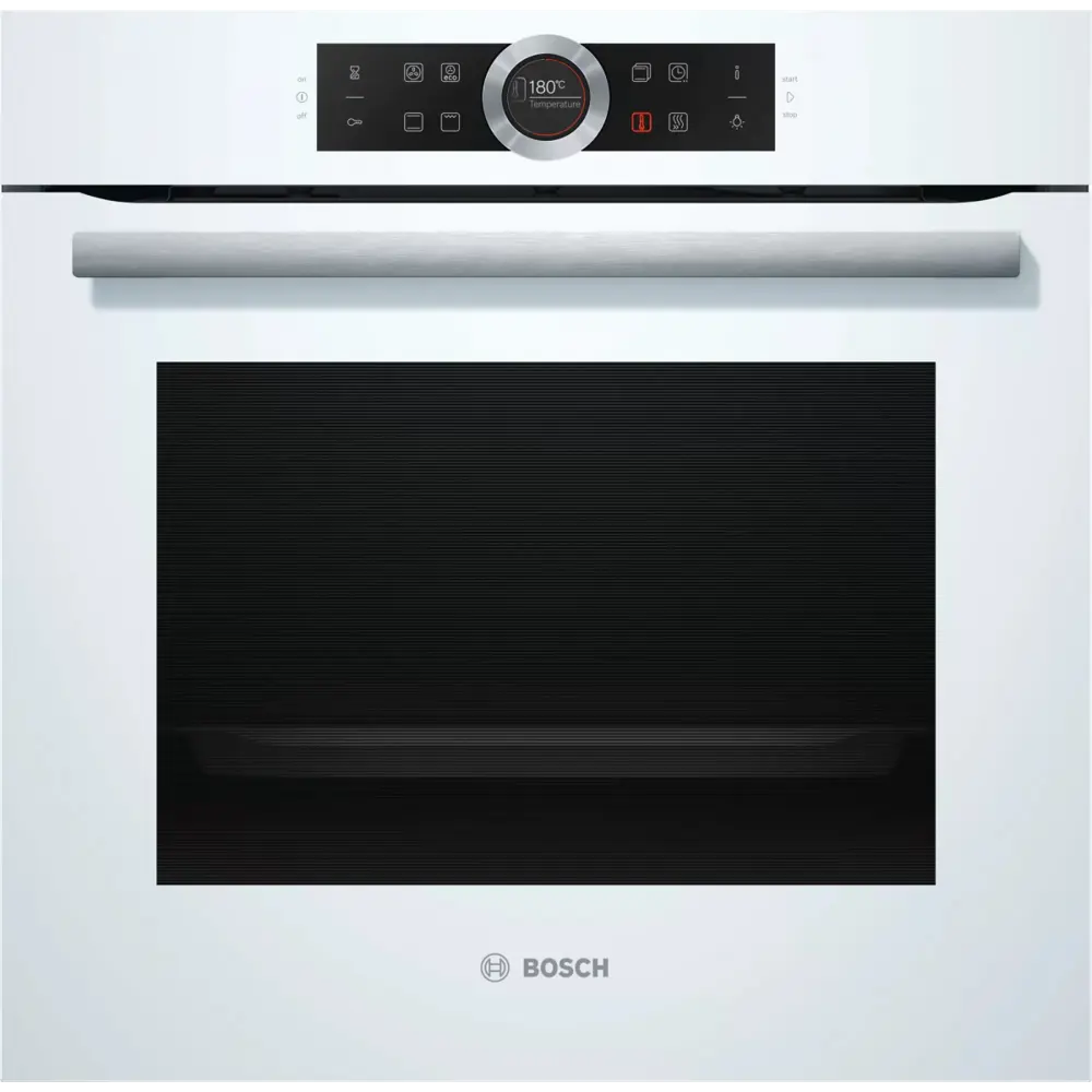 Фото Электрический встраиваемый духовой шкаф Bosch Серия 8 Hbg 634bw1 59.4x59.5x54.8 см цвет белый Фото Электрический встраиваемый духовой шкаф Bosch Серия 8 Hbg 634bw1 59.4x59.5x54.8 см цвет белый