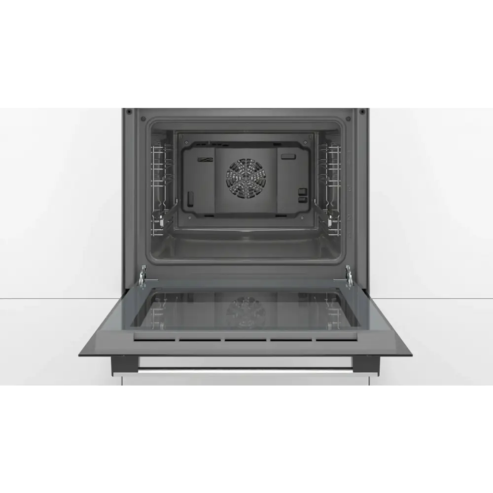 Фото 3 Электрический встраиваемый духовой шкаф Bosch Серия 2 Hbf 114es0 59.4x59.5x54.8 см цвет нержавеющая сталь Фото 3 Электрический встраиваемый духовой шкаф Bosch Серия 2 Hbf 114es0 59.4x59.5x54.8 см цвет нержавеющая сталь