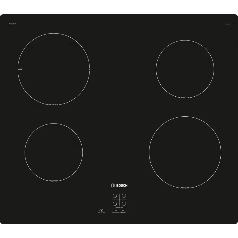 Фото Индукционная варочная панель Bosch PUG611AA5E 59.20 см 4 конфорки цвет черный Фото Индукционная варочная панель Bosch PUG611AA5E 59.20 см 4 конфорки цвет черный